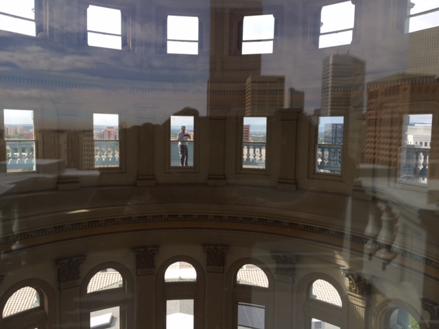 capitol dome with balcony