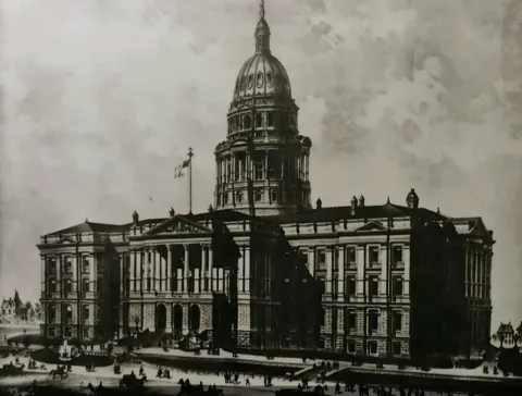Early Capitol design sketch